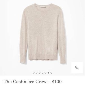 Everlane cashmere crew neck sweater